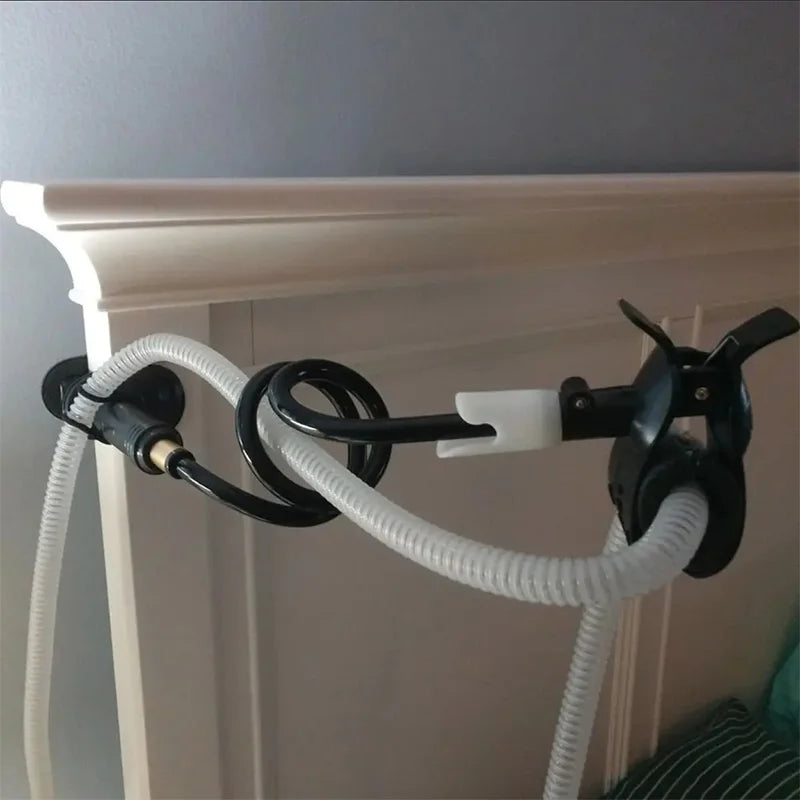 BMC CPAP Hose Holder Mask Holder With C-shaped Clip 360° Rotation Adjustable Height Prevent Condensation From Accumulating