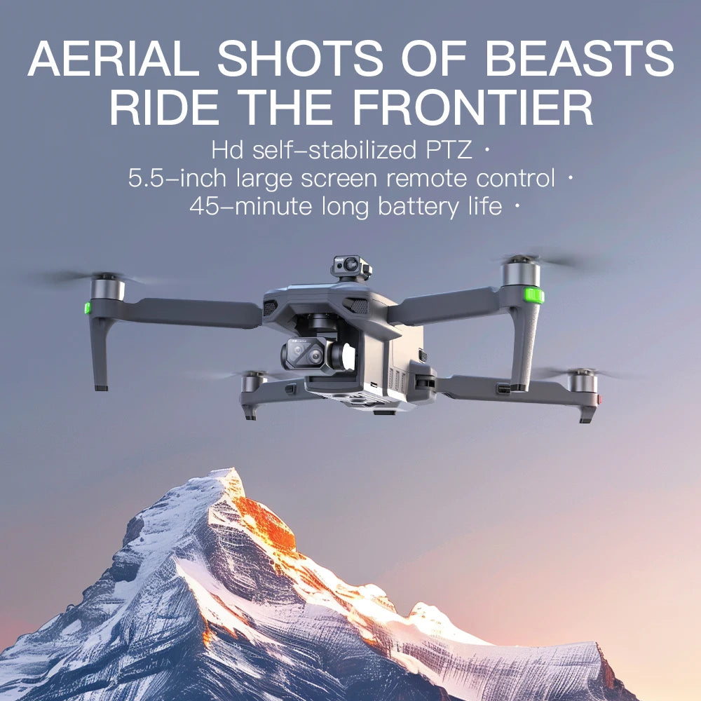 4K GPS Camera Drone with Obstacle Avoidance - Foldable SG909 MAX Tidesmit
