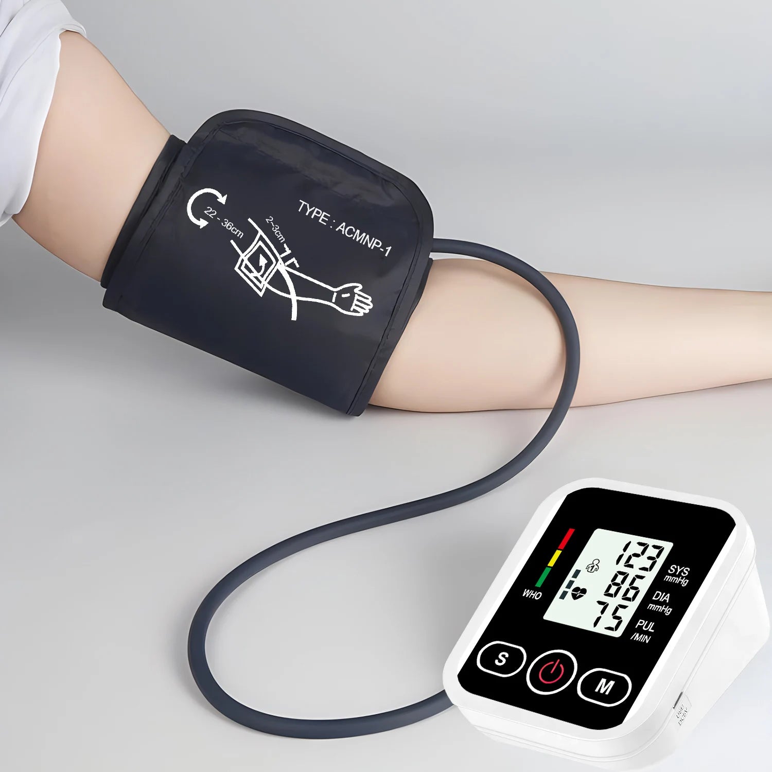 New Blood Pressure Monitor Upper Arm Automatic Tonometer Digital Tensiometer BP Monitor Medical Sphygmomanometer Health Care