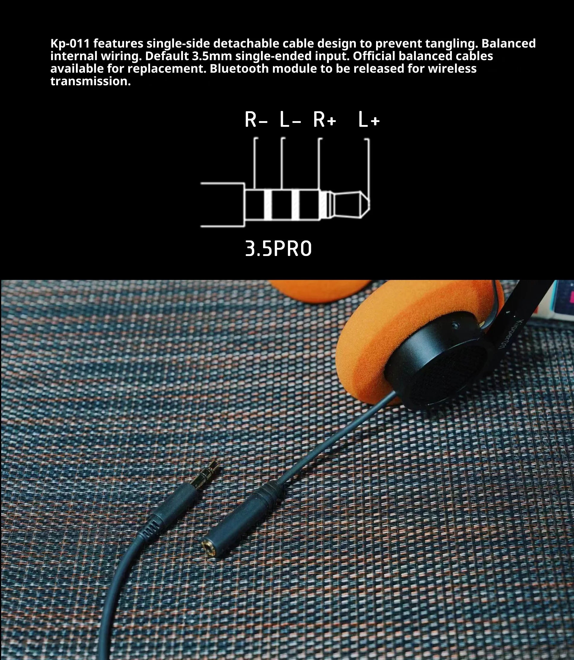 Over Ear Wired Headphones | 50mm HiFi Dynamic Drivers | Tidesmit Tidesmit