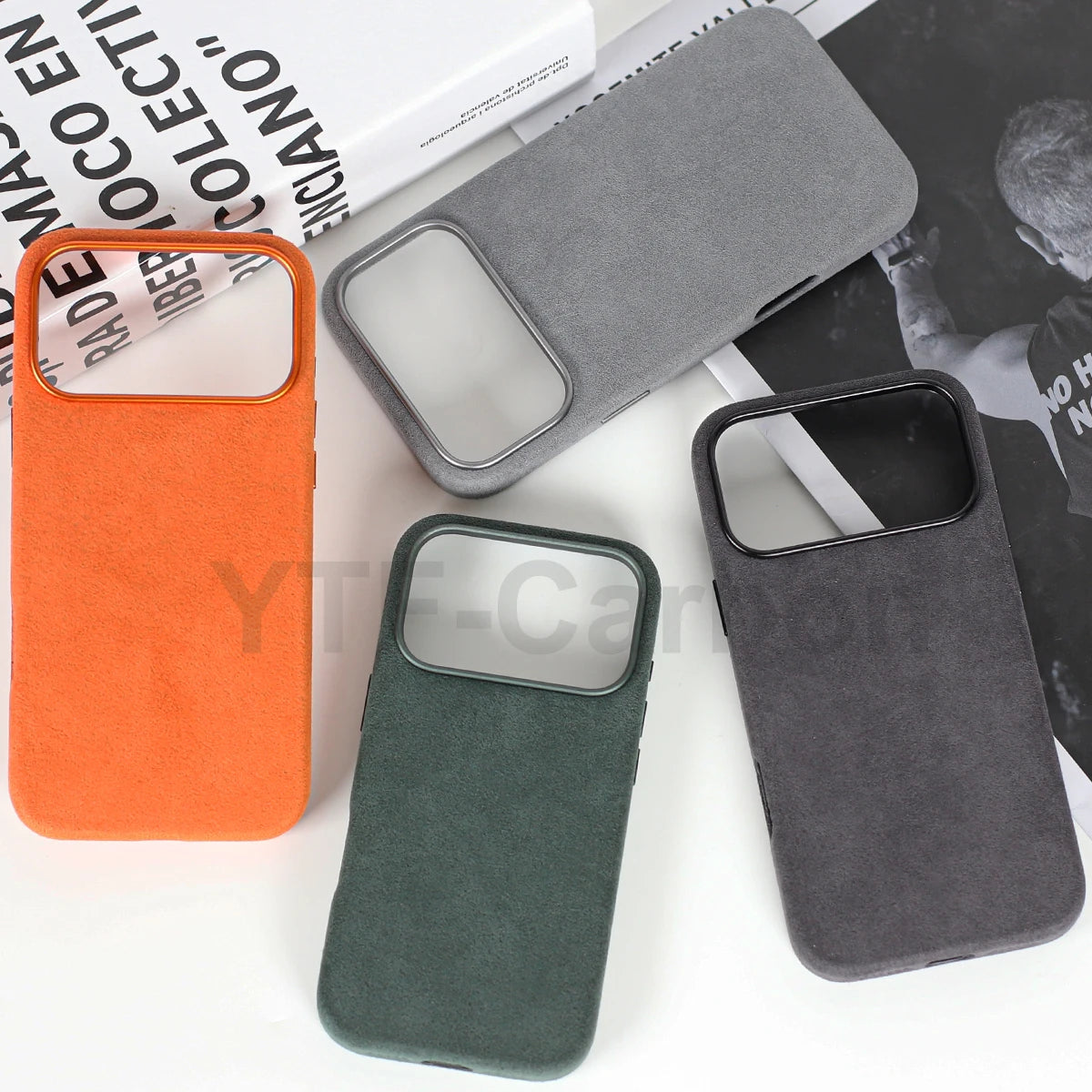 Alcantara Magnetic iPhone 17 Case: Slim Fit & Shock-Absorbing Cover Tidesmit
