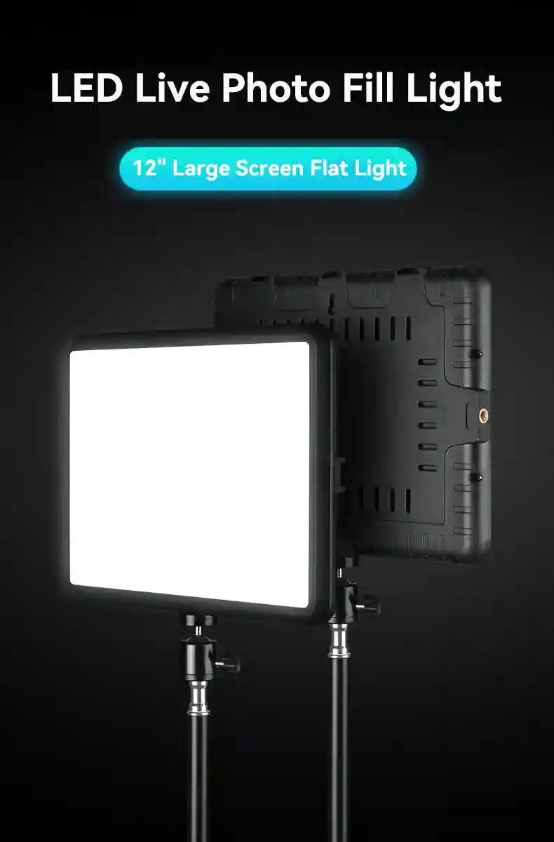 LED Ring Light with Adjustable Tripod Stand for Content Creation Tidesmit