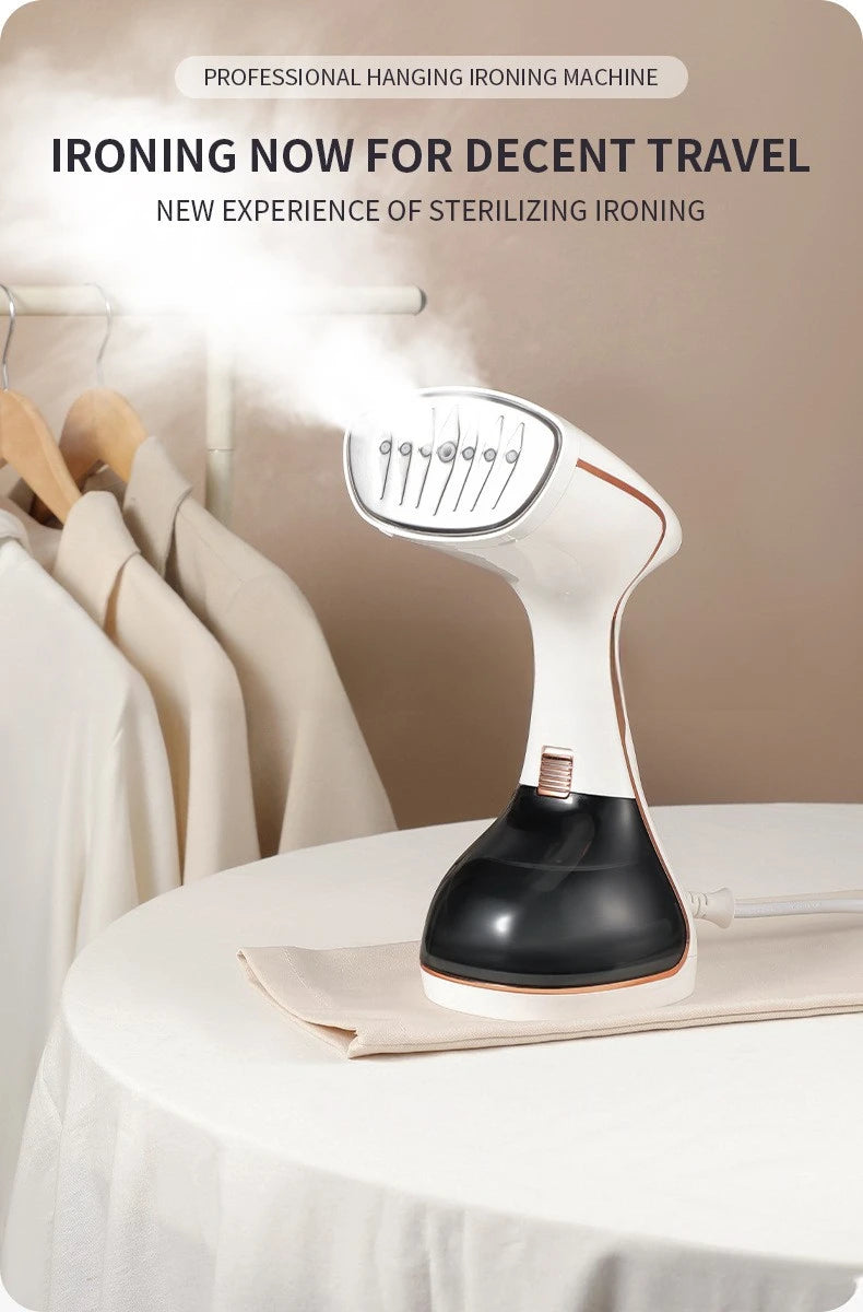 Tidesmit portable handheld garment steamer for quick wrinkle removal on clothes at home or while traveling