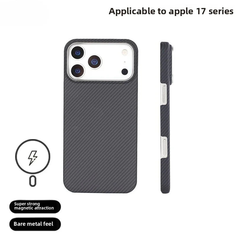 iPhone 17 Pro Max Aramid Fiber Case - Slim Military-Grade Protection 600D macropore Tidesmit