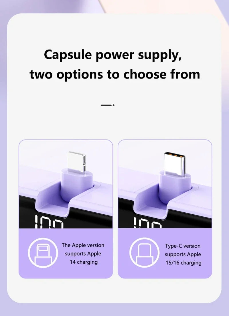 Portable Power Bank 50000mAh | Fast Charging USB-C Travel Battery Tidesmit