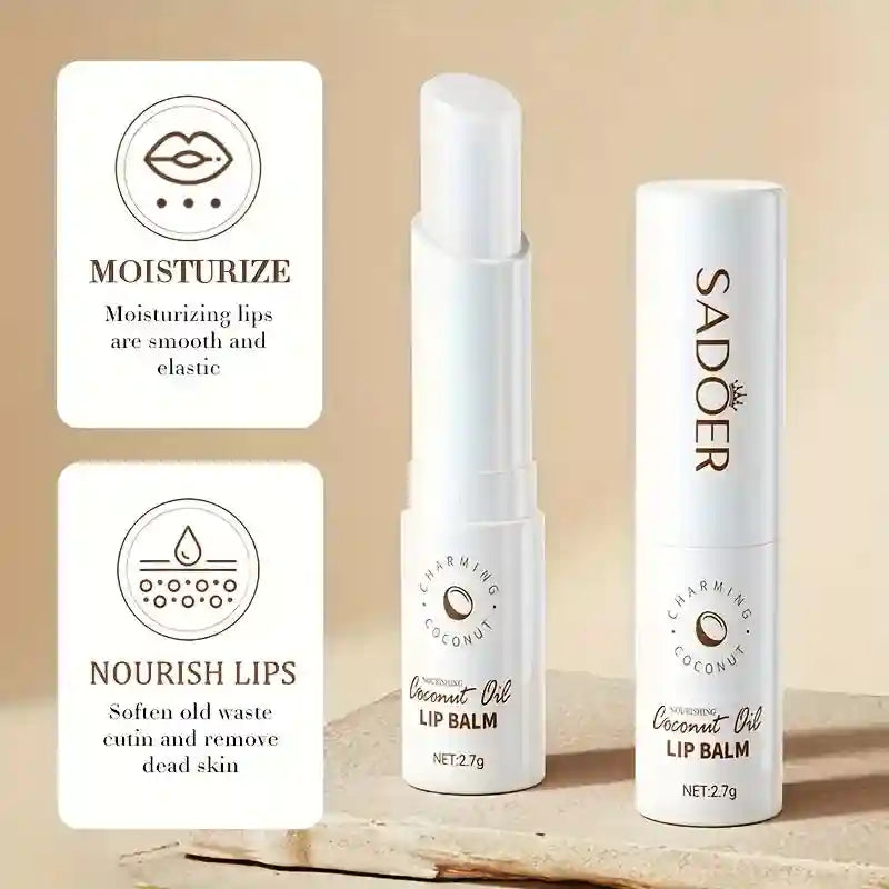 Coconut Lip Balm - Nourishing Lip Treatment for Lasting Hydration Lip Care Tidesmit