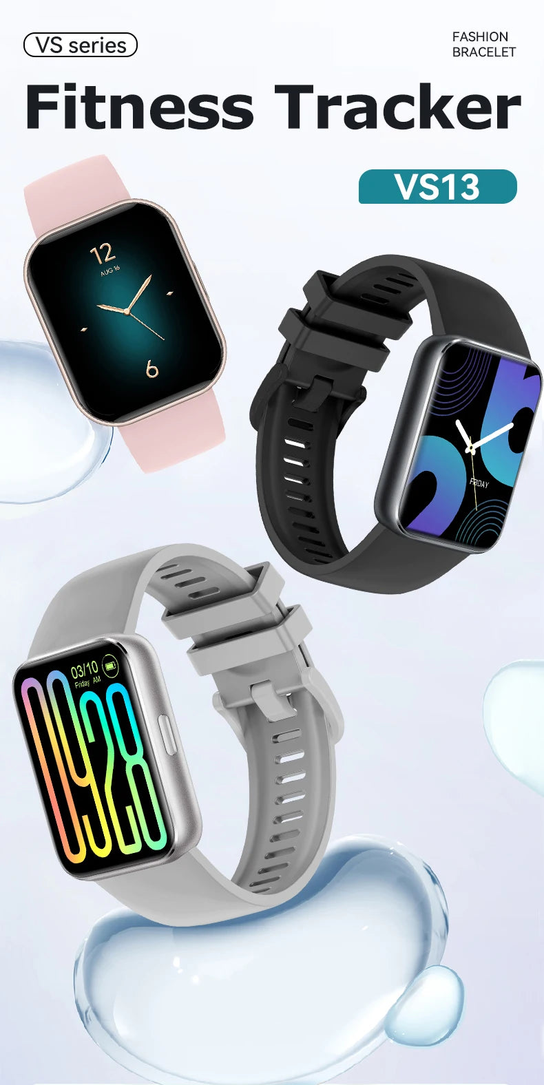 VALDUS VS13 Pro Smartwatch Woman Man Fitness Cycling Heart Rate Tracking Waterproof Voice Assistant BT Call 2026 New Smart Watch