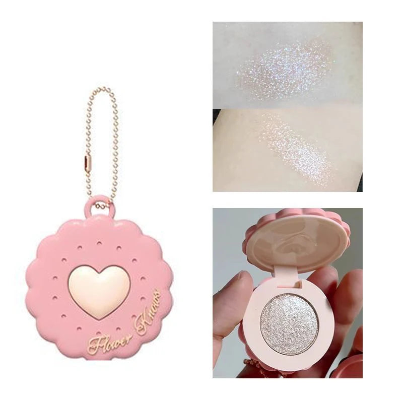 Tidesmit Flower Knows Little Angel relief highlight face powder texture close-up for radiant contour makeup