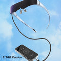 Android 3D VR Smart Glasses - Portable HD Private Cinema with Spatial Audio 512GB Version Tidesmit