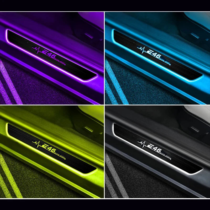 BMW LED Door Sill Lights - Customizable RGB Pedal Lamp Upgrade Tidesmit