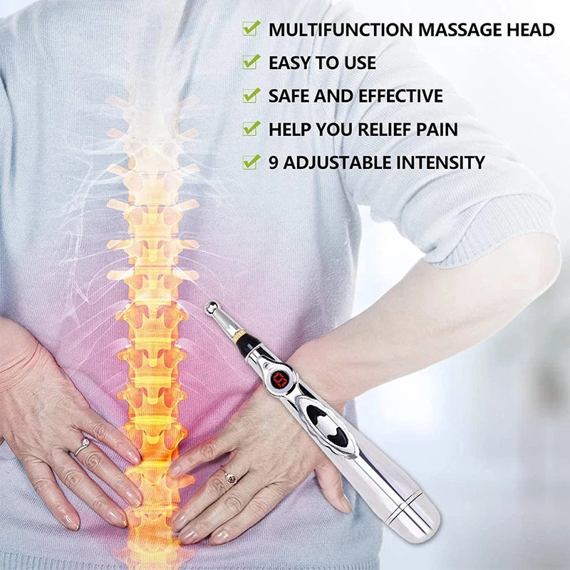 Electric Acupuncture Massage Pen for Targeted Muscle Relief - Tidesmit Back Massage Instrument Tidesmit