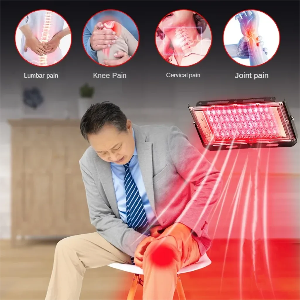 660nm&850nmRed Light Therapy Lamp LED Infrared Light Therapy Near Infrared Light Device Full Body Pain Relief Skin Care Device