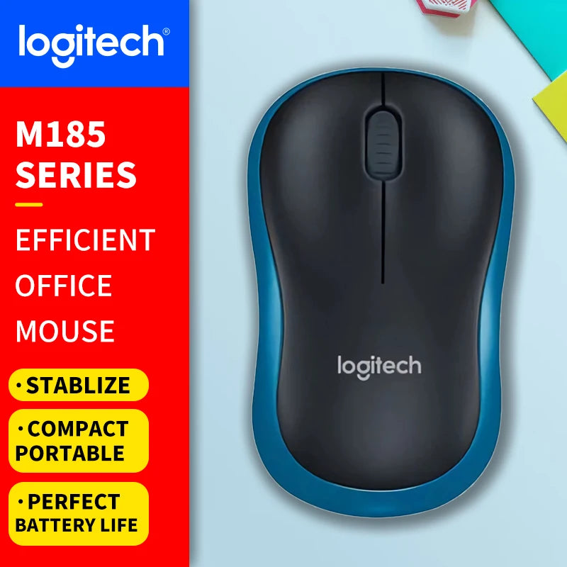 Logitech (M) Series Wireless Wired Office Mouse for Laptops, Quiet and Portable for Business and Home Use M650 M350 M350P M185