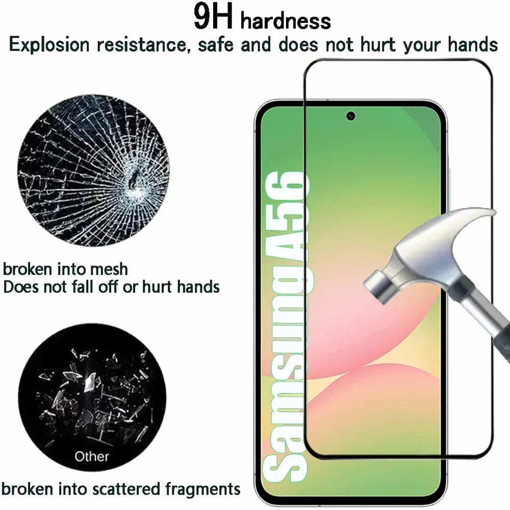 Samsung Galaxy Tempered Glass Screen Protector - 4 Pack 9H Protection Tidesmit