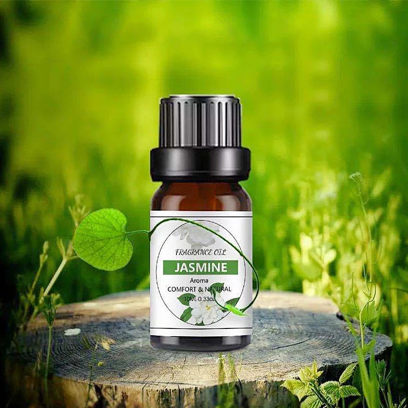 10ML Cherry Strawberry Lavender Jasmine Rose Vanilla Essential Oils for Diffuser, Humidifier, Massage, Candle, Soap Making