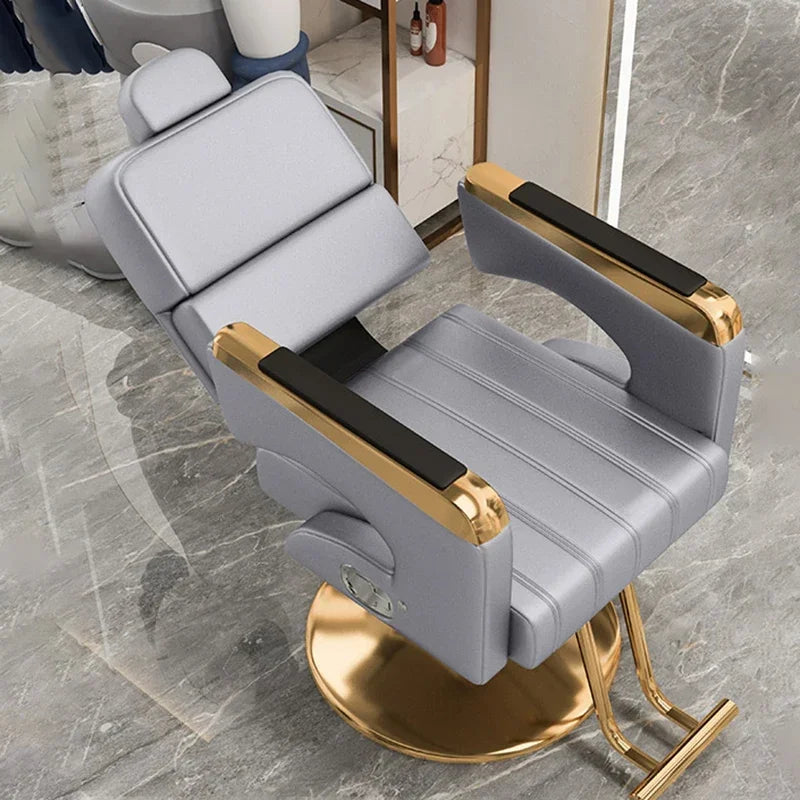Barber Chair 360° Hydraulic Reclining Salon Station - Durable EU Design Massage Chairs Style-9 Tidesmit