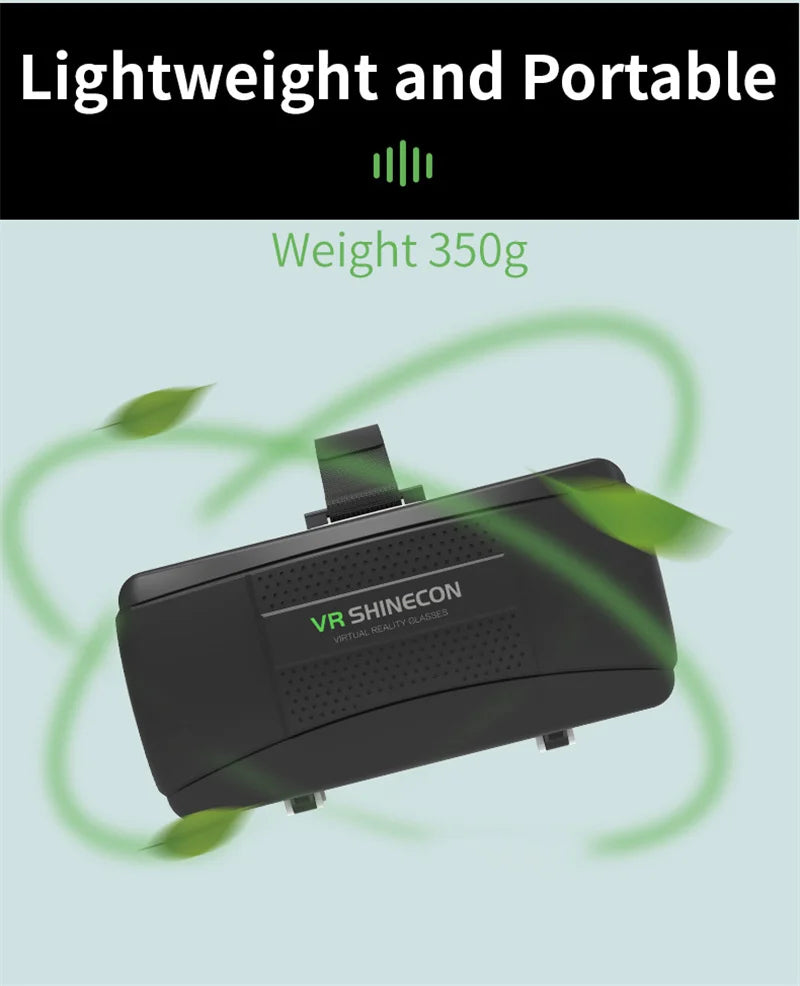 VR Headset for Smartphones - G06EB Immersive 3D Smart Glasses Tidesmit