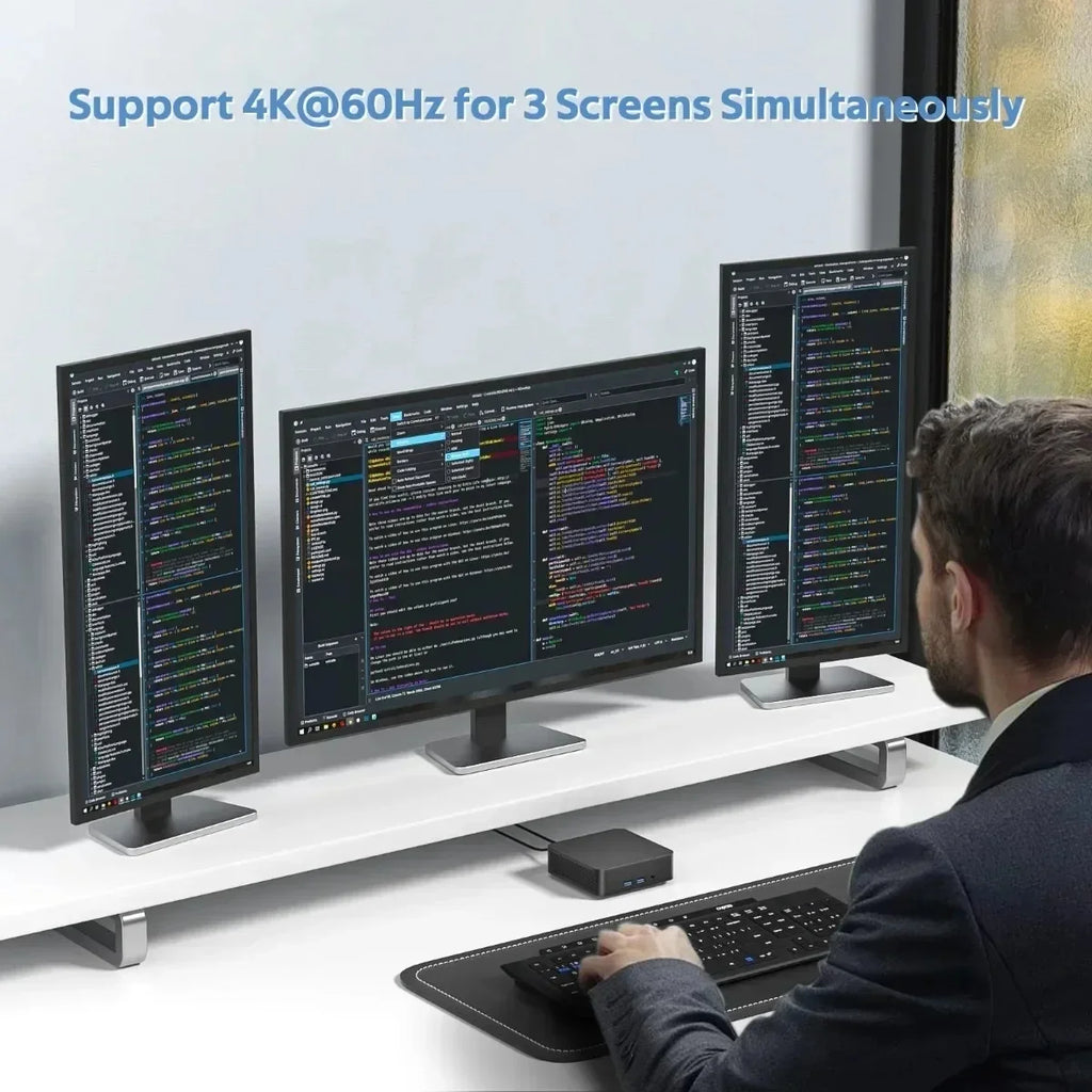 2026 intel i9 10980HK N150 Mini PC Protable Gaming 16/32GB RAM WIFI6 BT5.2 4K 1/2TB SSD 1000Mbps Mini Gamer Computer PC