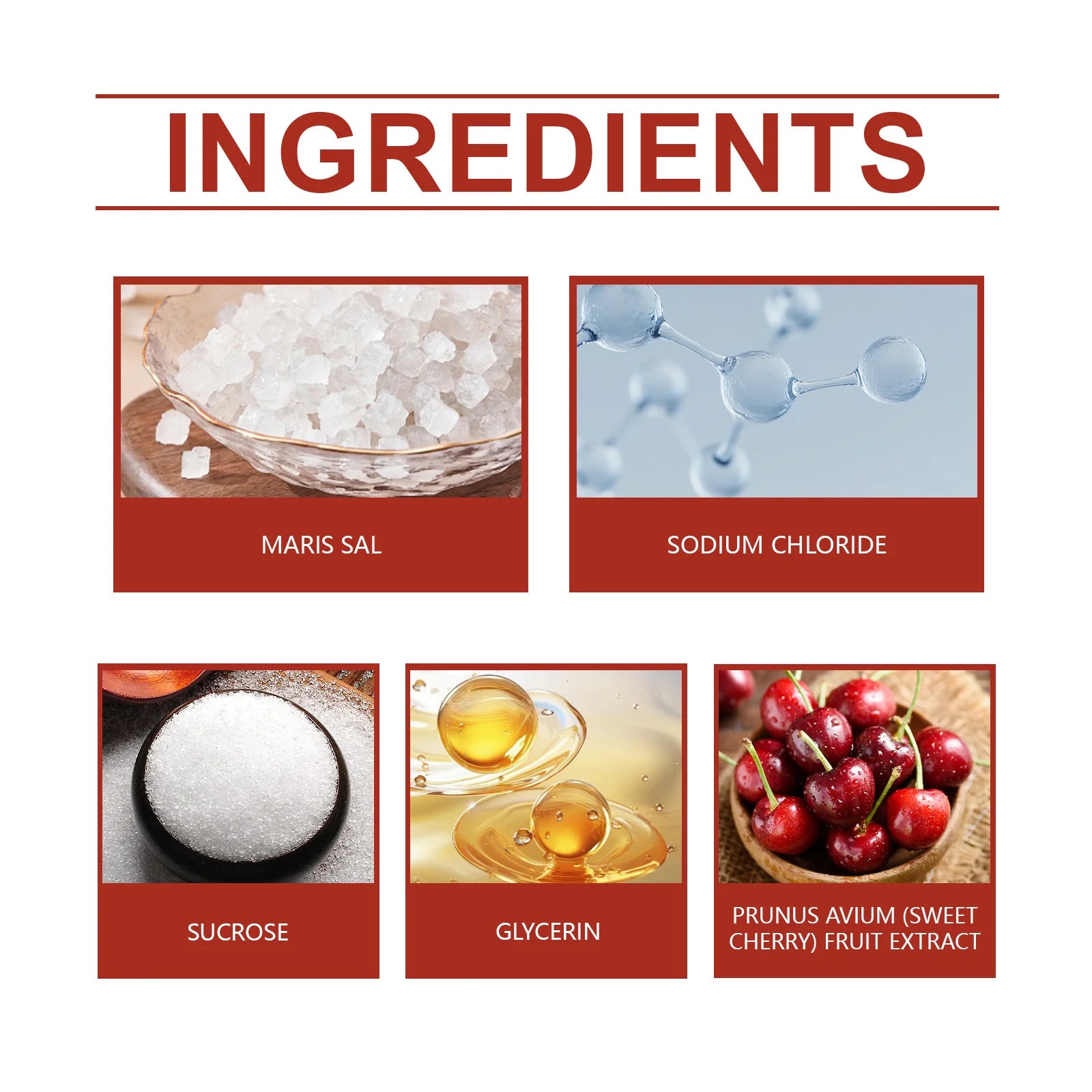 Cherry Sugar Body Scrub for Smooth Skin - Exfoliating Set Scrubs Treatments Tidesmit