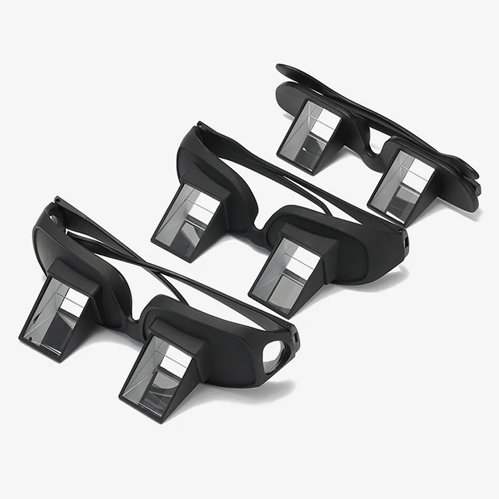 Horizontal Reading Glasses for Bed - Prism Lens for Lying Down TV Viewing Tidesmit