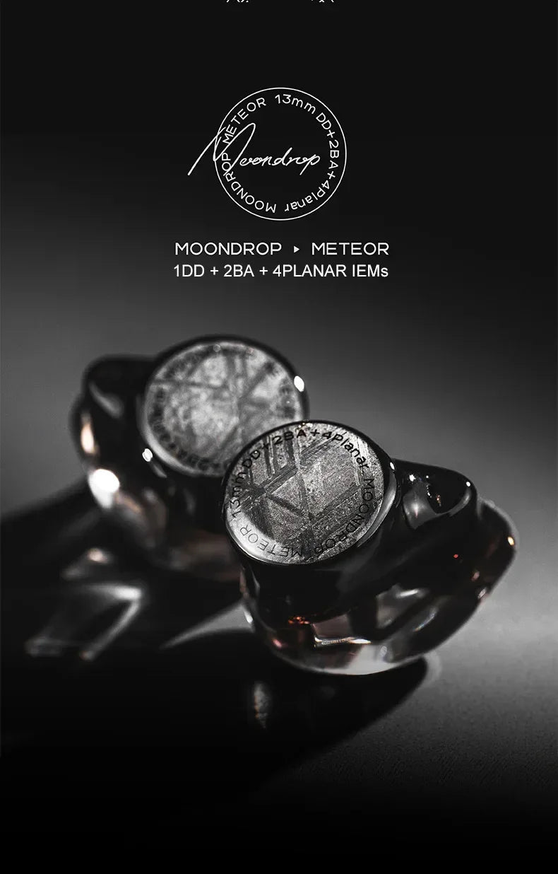 Moondrop Meteor 7-Driver Hi-Fi Hybrid In-Ear Monitors by Tidesmit Tidesmit