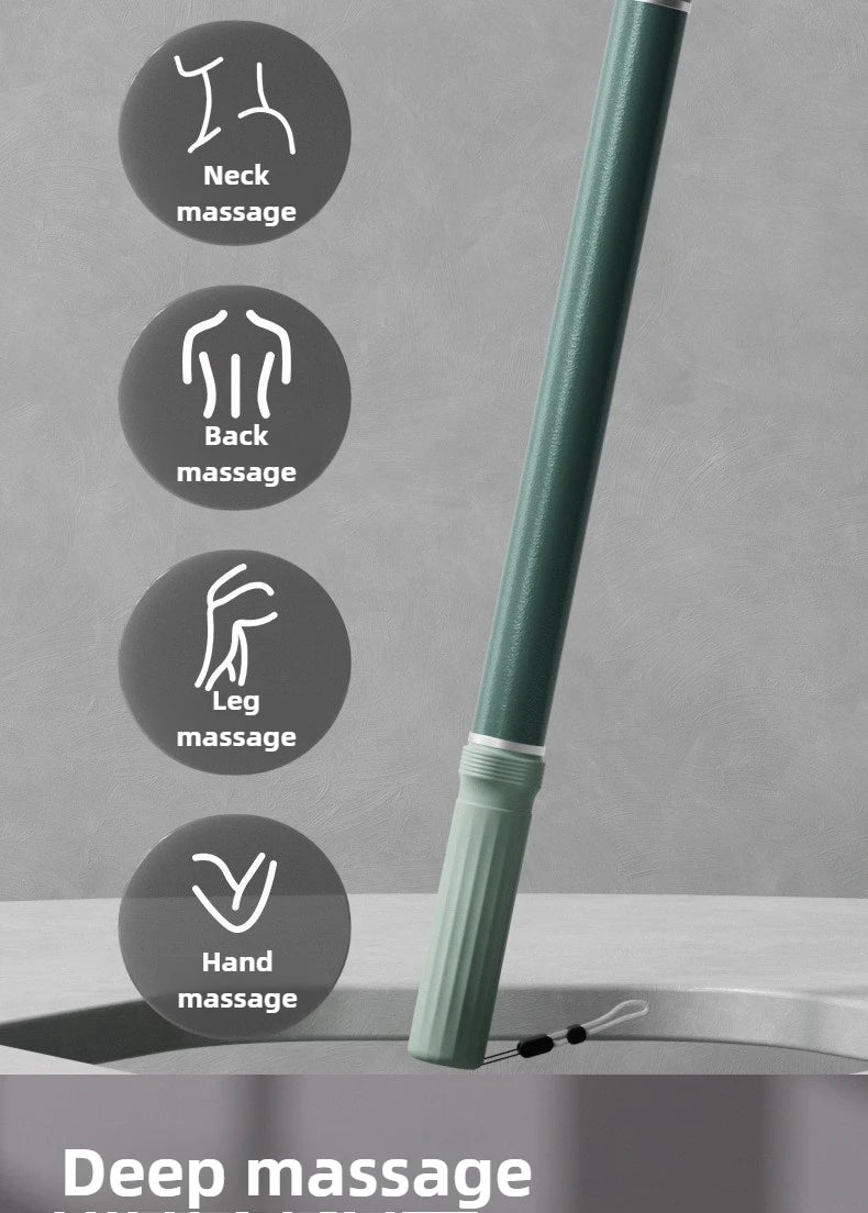 Fascia Massage Roller Stick for Deep Muscle Relief - Green/Purple Fascia Gun Tidesmit