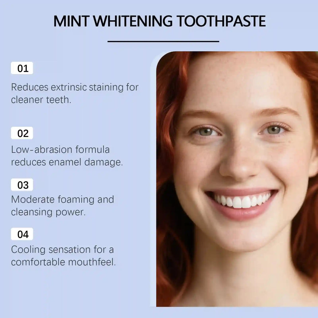 Tidesmit SP-6 Probiotic Whitening Toothpaste for plaque removal and fresh breath oral hygiene.