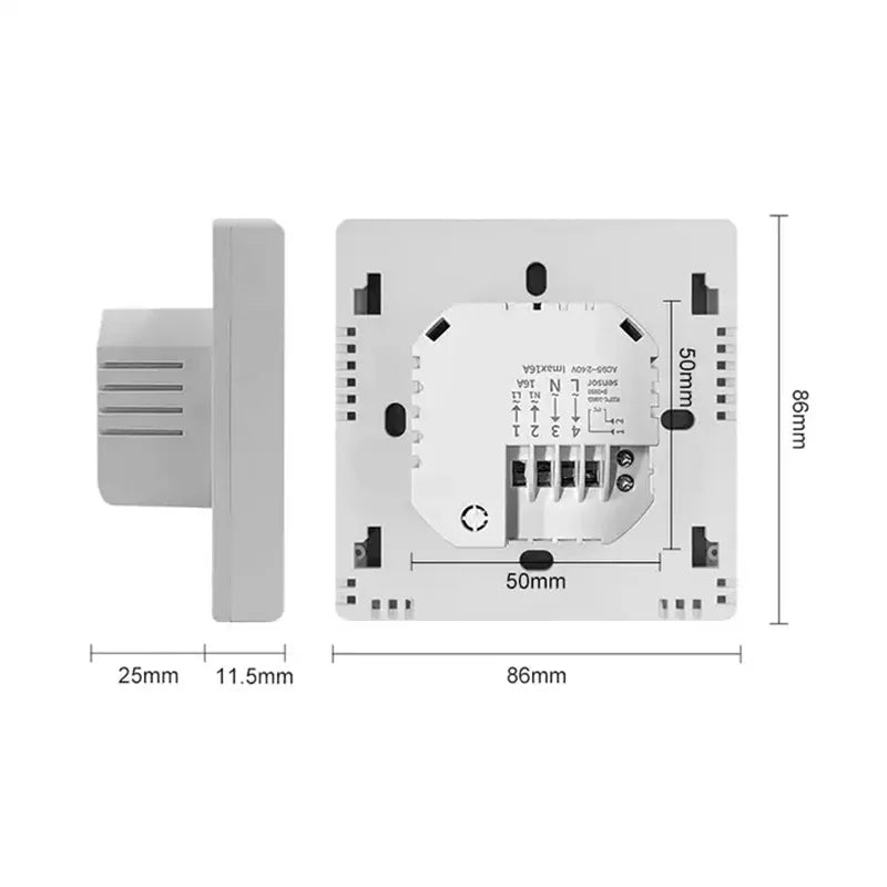 Tuya Smart Floor Heating Wifi Thermostat For Water Room Temperature Remote Controller Google Home\Aleax
