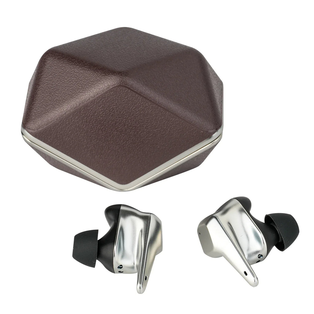 Wireless Noise Cancelling Earbuds | Hymalaya DAC | Tidesmit Brown Tidesmit
