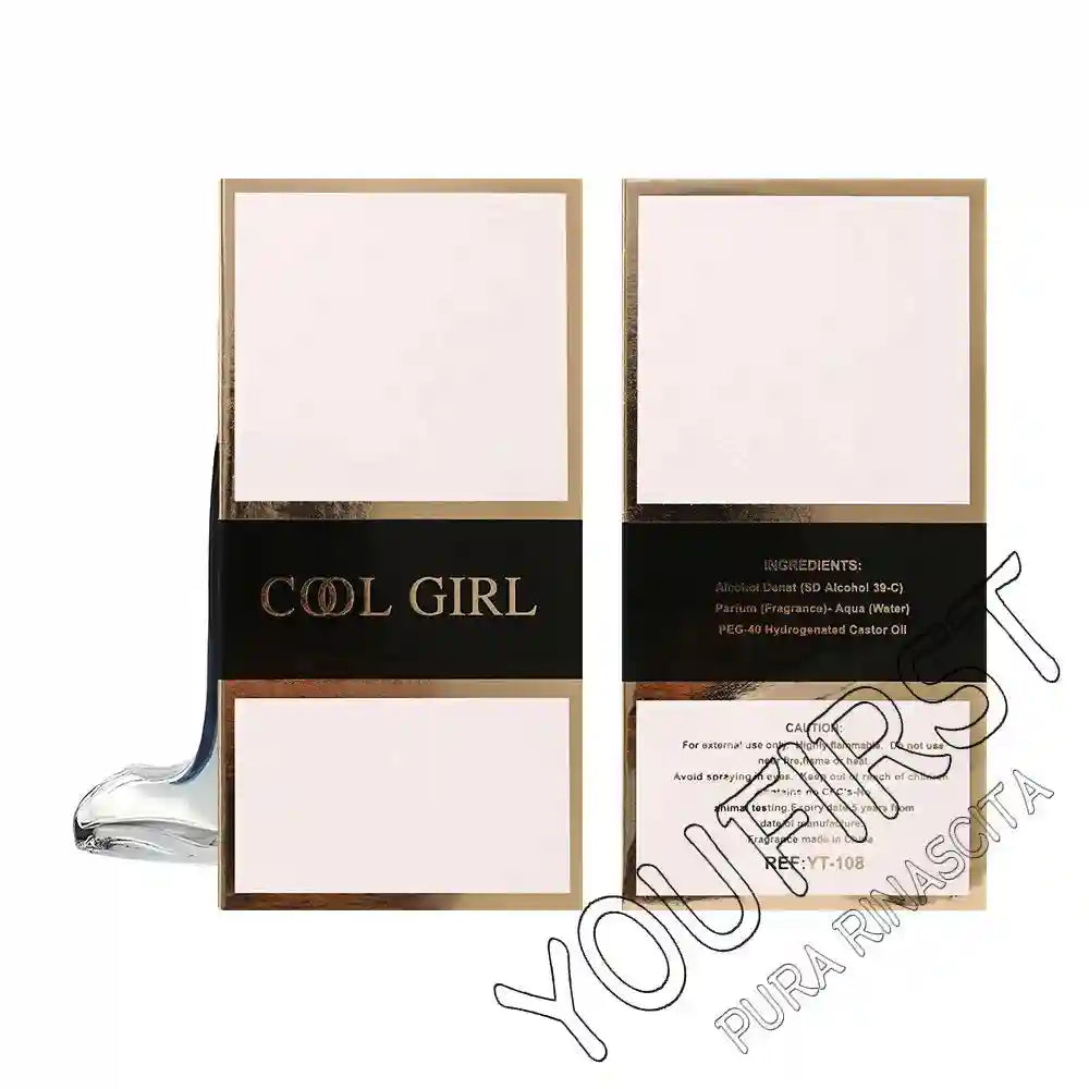 Cool Girl 90ml Parfum for women. Luxury floral scent in a unique stiletto-shaped bottle. Long-lasting designer spray.
