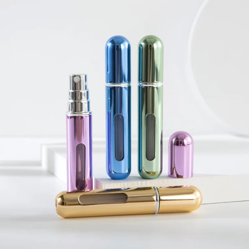 Refillable Perfume Spray Atomizer: Portable 5ml and 10ml Travel Dispenser Permanent Makeup Machines Tidesmit