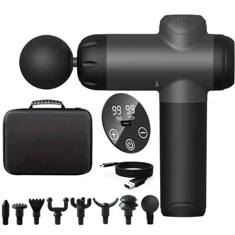 Deep Tissue Muscle Massage Gun - 99 Speed Pro Recovery Device Fascia Gun Tidesmit