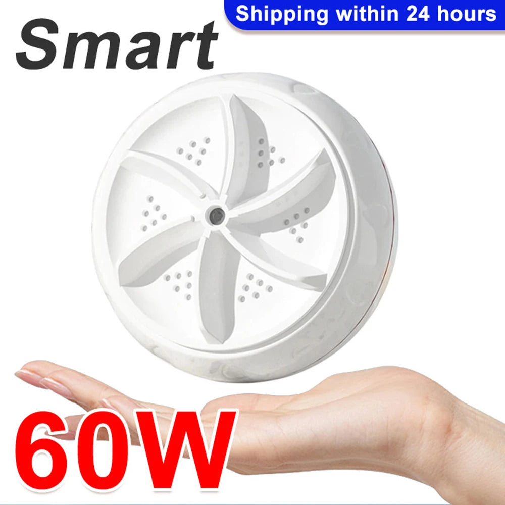 Tidesmit portable USB mini washing machine and ultrasonic fruit dishwasher for laundry and travel use side view