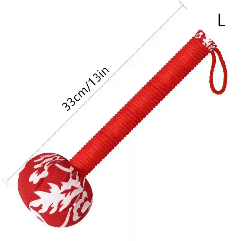 Wormwood Massage Hammer for Lymphatic Drainage and Back Muscle Relief Massage Roller L Red Tidesmit
