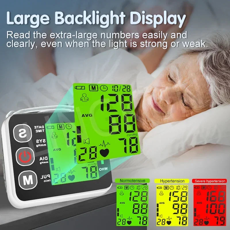 blood pressure meter tensiometer digital blood pressure monitors medical sphygmomanometer heart rate pulsometer pressure device