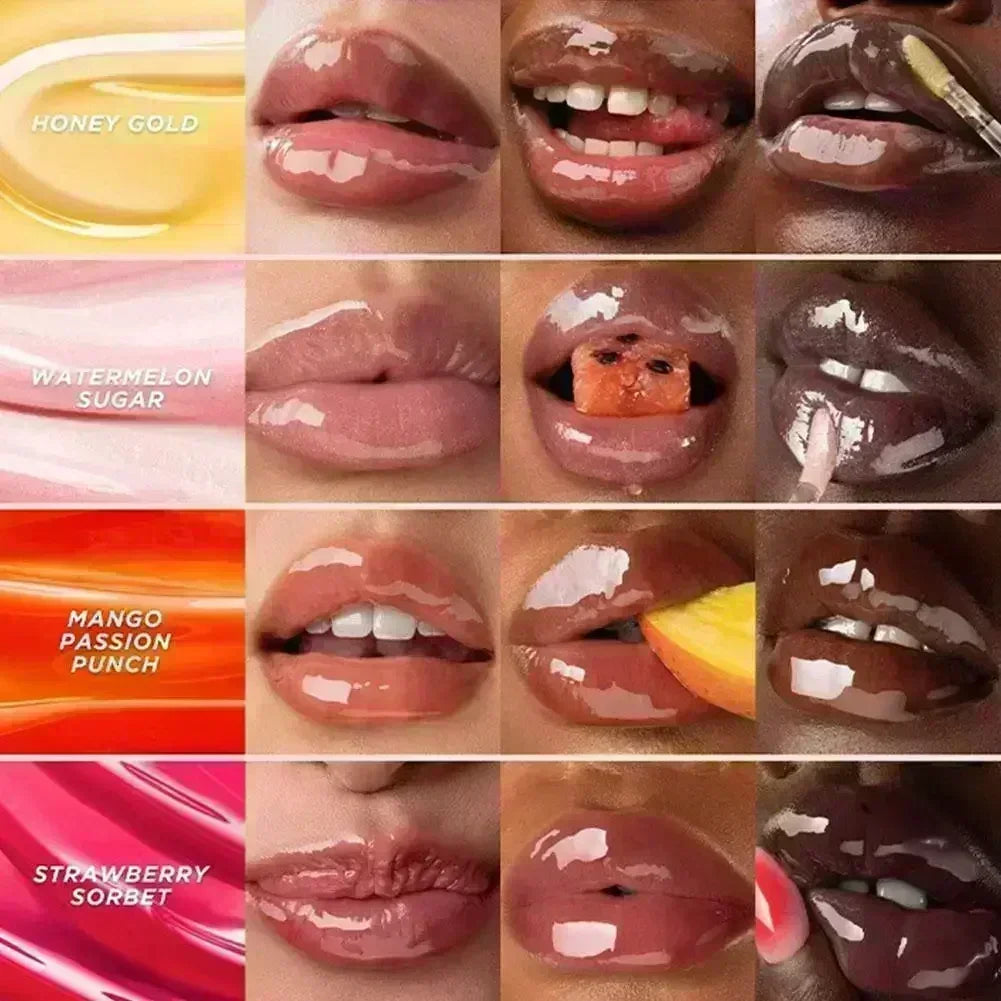Moisturizing Lip Balm - Hydrating Plumping Gloss, Raspberry Swirl Lip Care Tidesmit