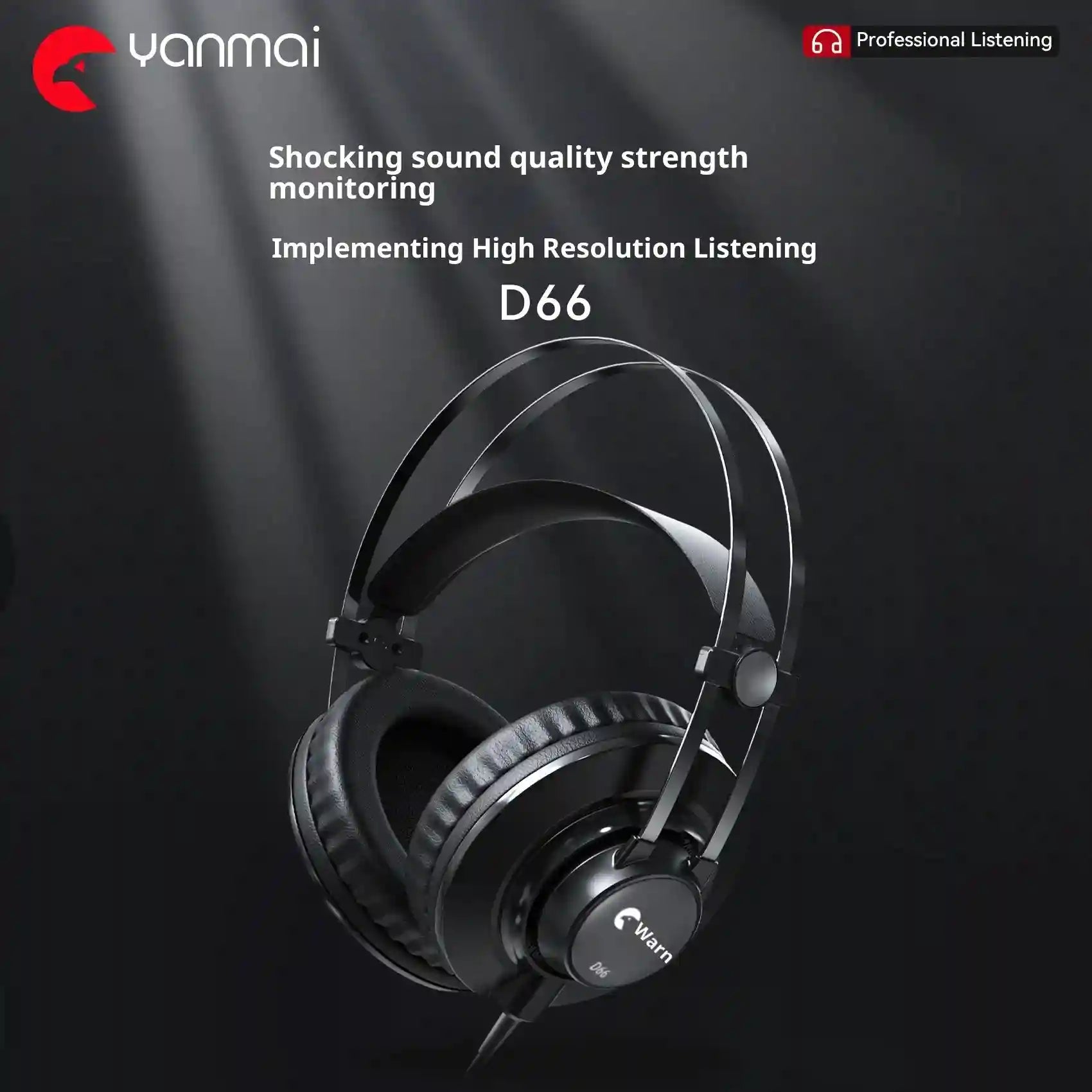 Studio Monitor Headphones Over Ear - Wired Precision Audio Tidesmit