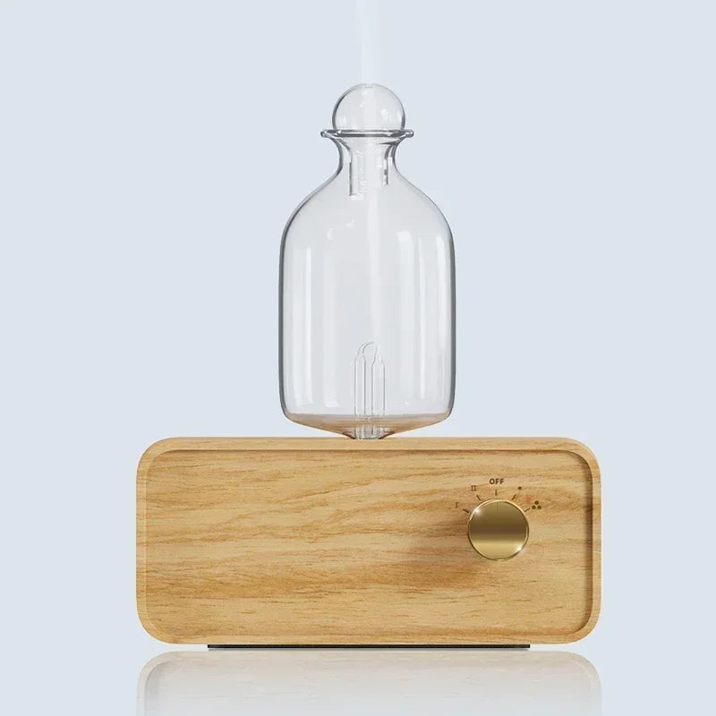 Wood Grain Aroma Diffuser Air Freshener Waterless Essential Oil Diffusers Mini Usb Nebulizer Diffuser  for Home Office Room