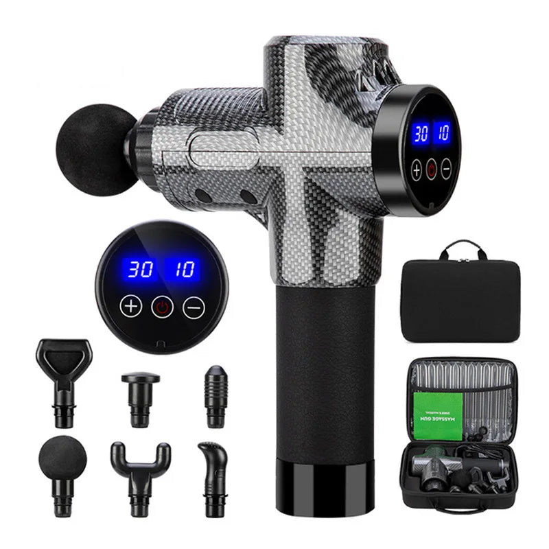 Deep Tissue Massage Gun - Portable Electric Muscle Relief Device Body Shaping Massage Equipment Carbon brazing Type USB
