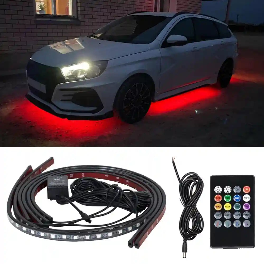 Tidesmit RGB LED Car Chassis Underglow Kit - App & Remote Control Tidesmit