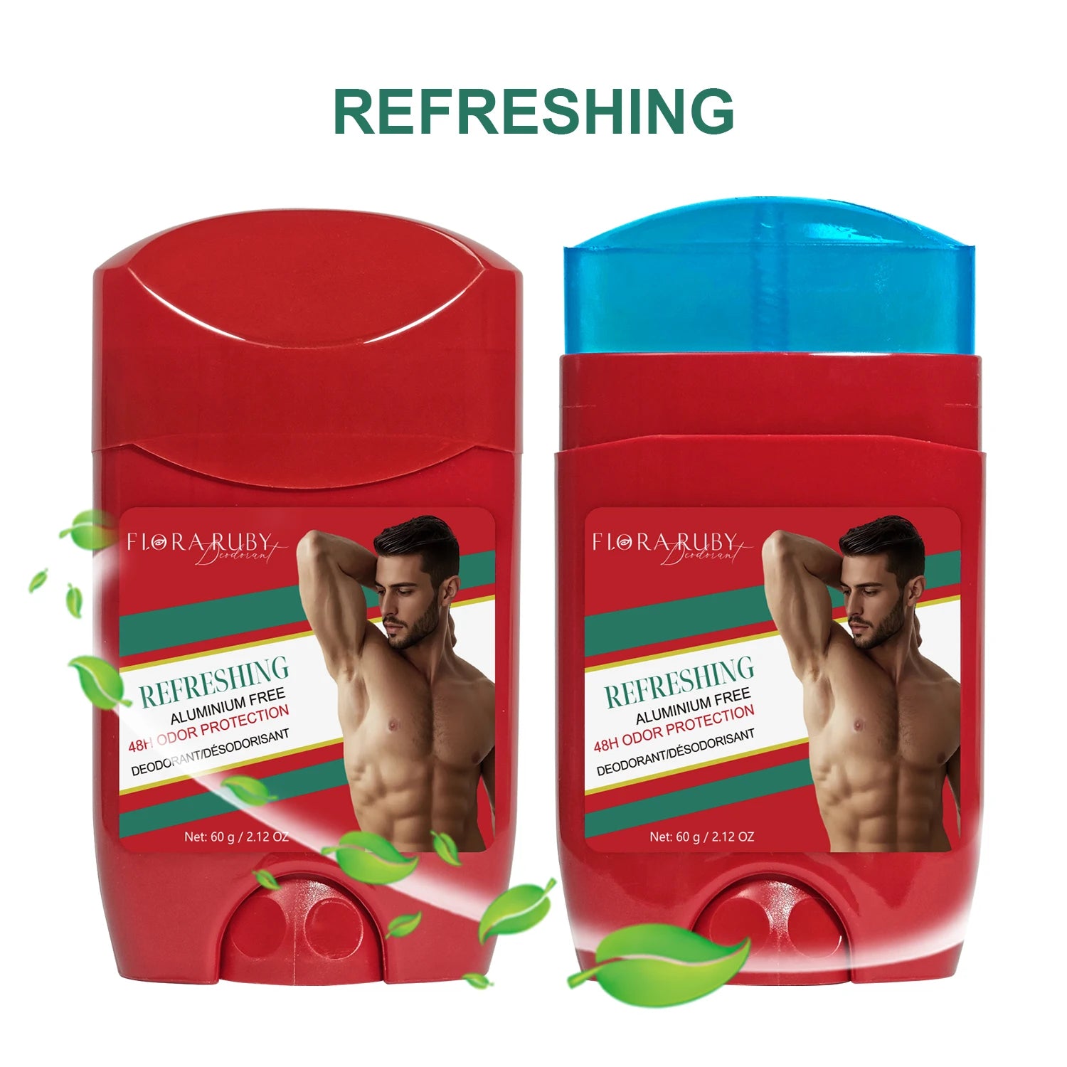 Tidesmit aluminum-free deodorant for men with 48H sweat defense and fresh Pure Sport scent for lasting odor protection.