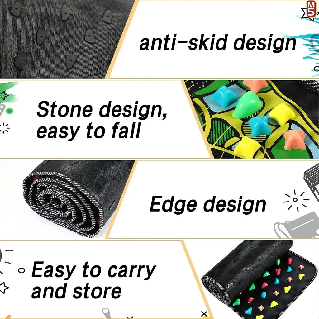 Foot Massage Mat - Acupressure Reflexology Pad for Home Wellness Relaxation Treatment Tidesmit