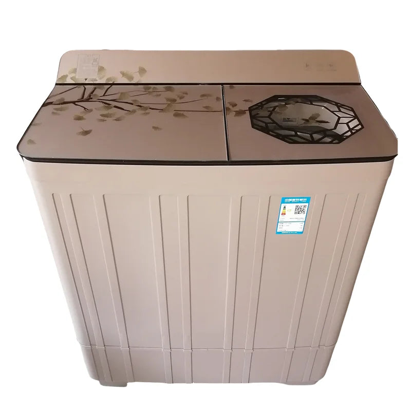Tidesmit 18kg large capacity semi-automatic twin tub washing machine with dual barrel washer and spinner unit.
