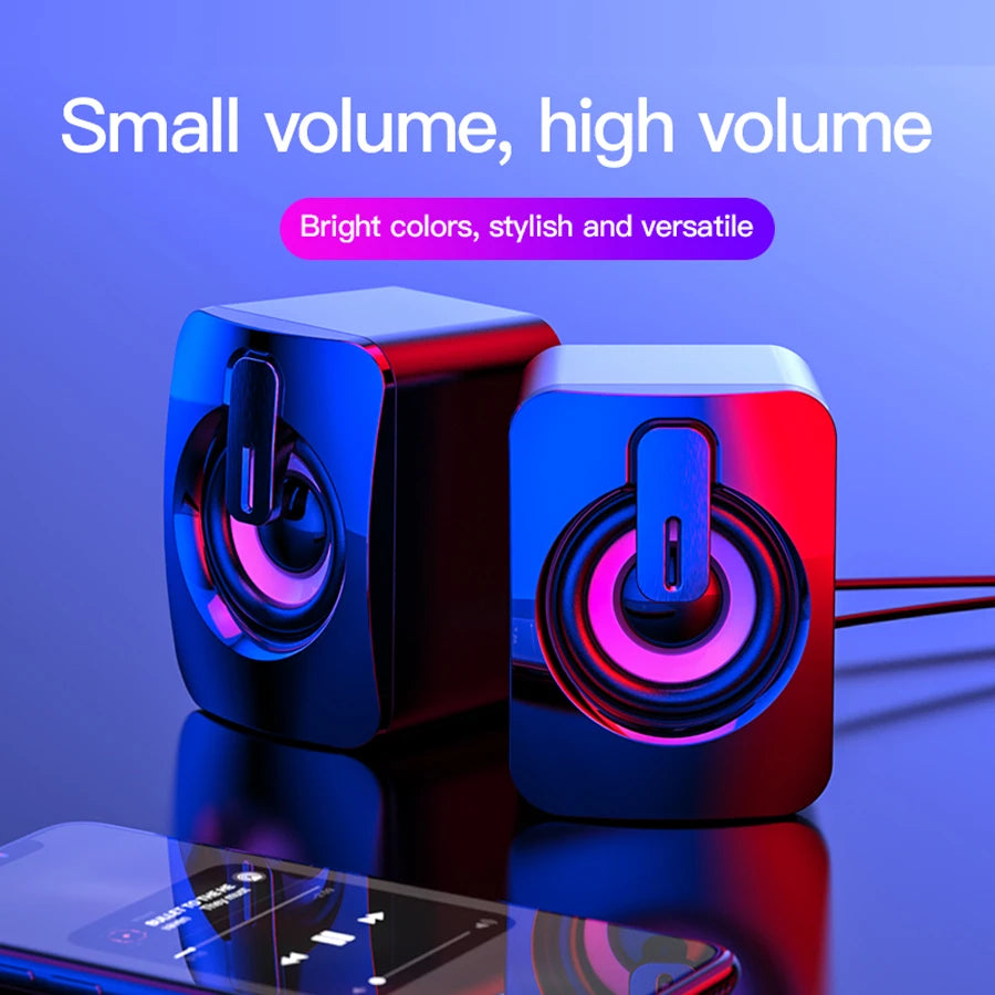 Stereo PC Soundbar - Wireless Audio Speaker for Laptop & Desktop Tidesmit