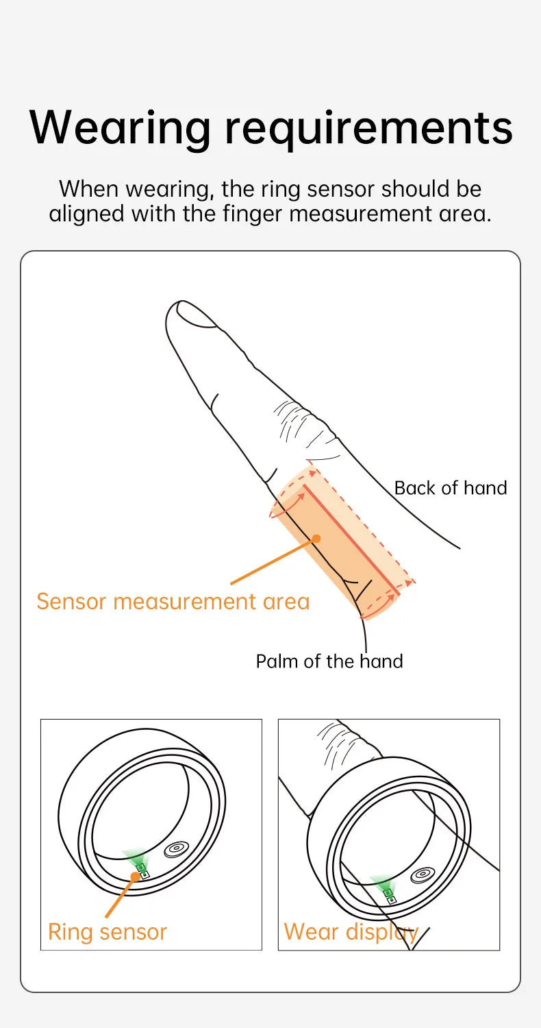 Smart Health Ring – Waterproof Fitness Tracker by Tidesmit Tidesmit