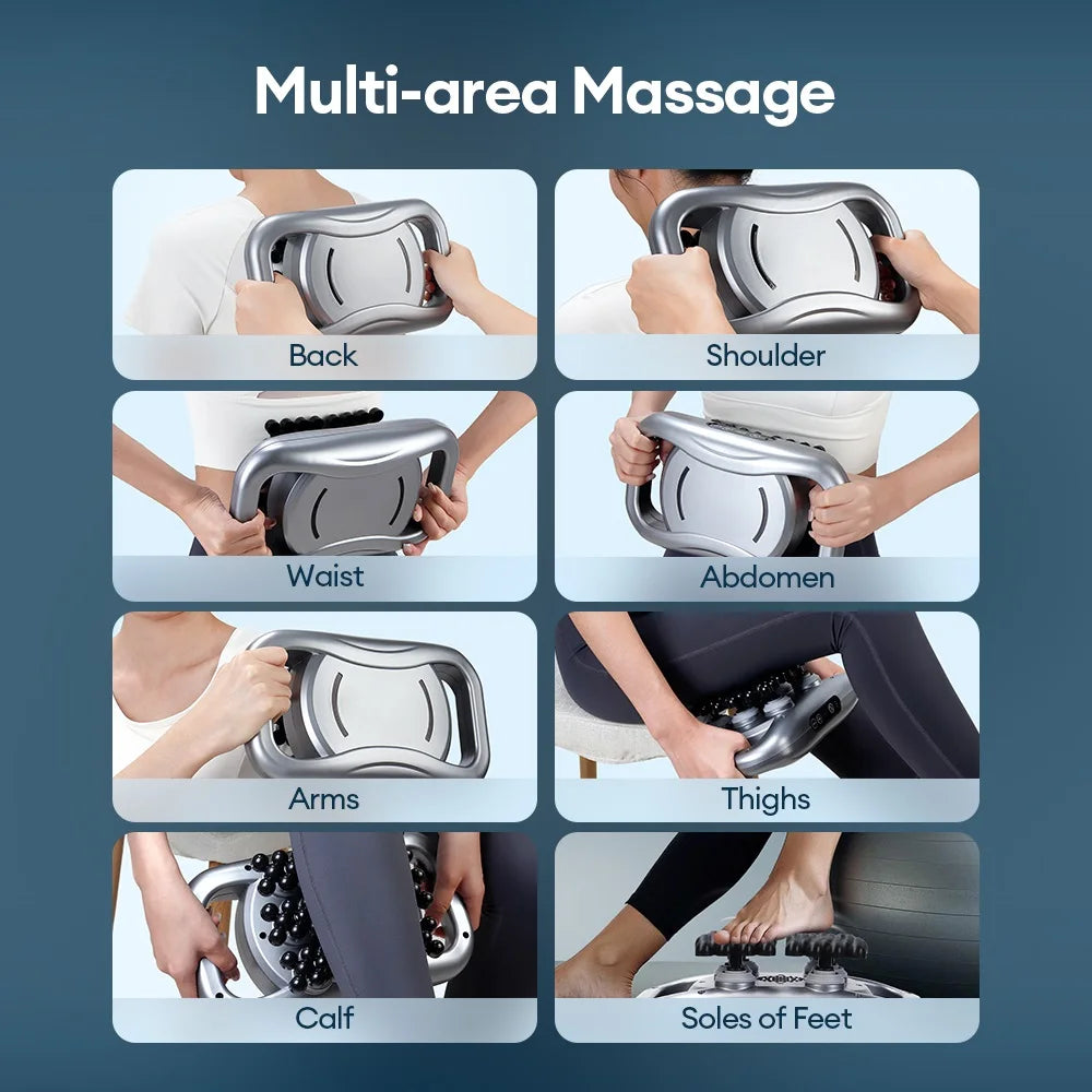 Deep Tissue Massage Gun with 66 Interchangeable Heads by Tidesmit Relaxation Treatment Tidesmit