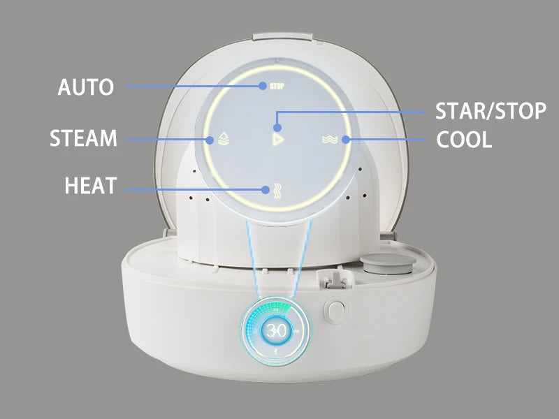 Tidesmit automatic cap care machine restoring hat shape with steam and hot cold wind airflow technology