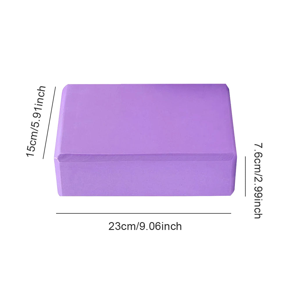 120g High Density Yoga Foam Blocks & Pilates Training Exercise Fitness Sliding Mat Pillow Cushion For Yoga Pilates & Meditation