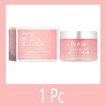 Hoygi Collagen Jelly Cream in a pink jar and matching rectangular box with white text against a light pink background.