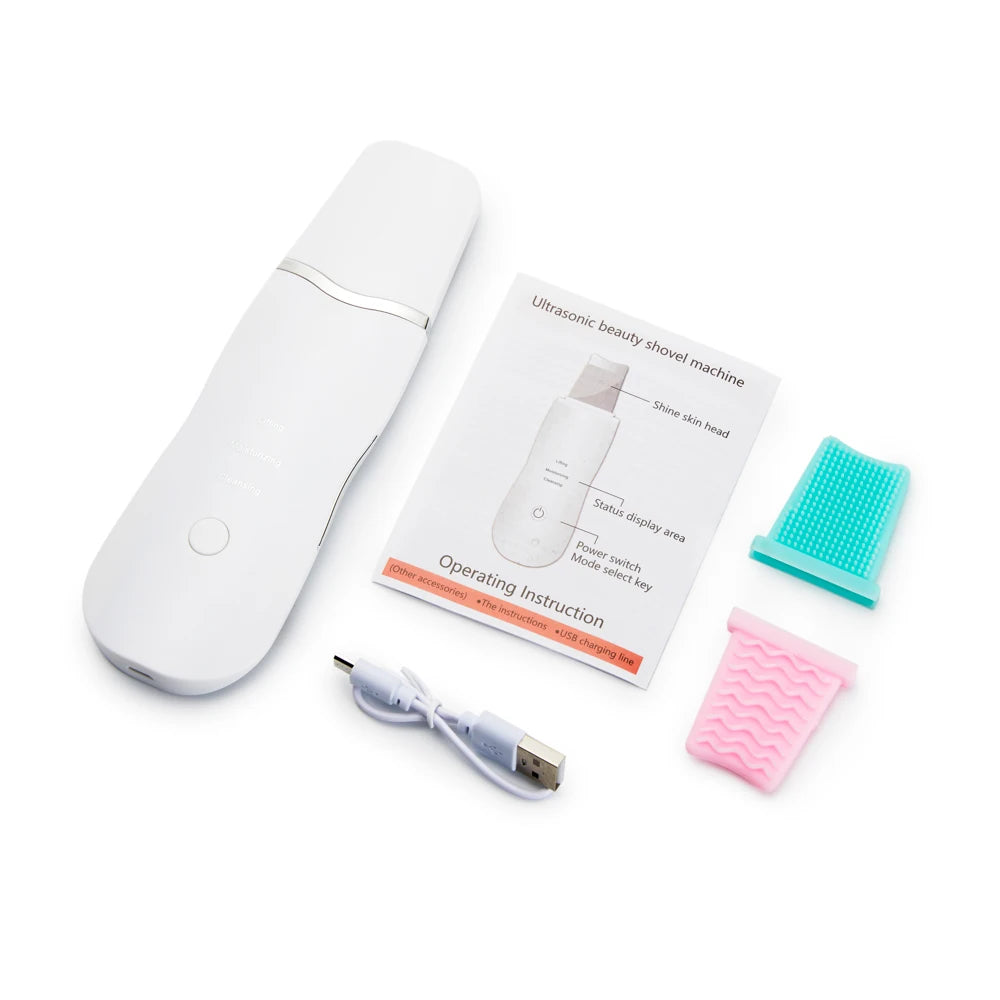 Electric Facial Spatula Skin Scrubber - Deep Pore Cleansing Tool Scrubs Treatments Tidesmit